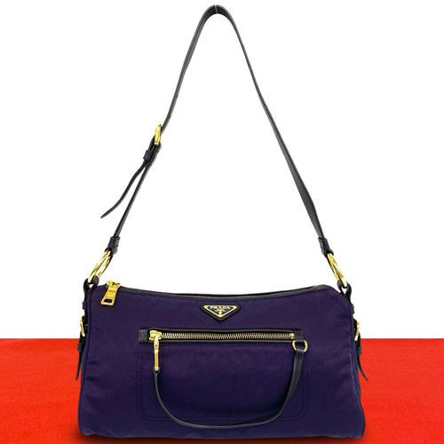 Double prada triangle logo - double,