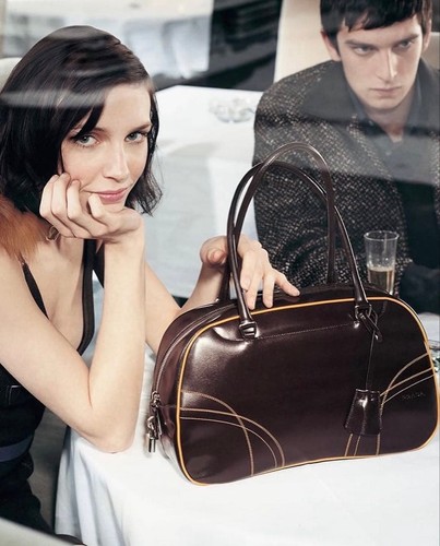 Prada 2000 leather bag - f/w,