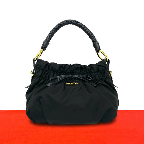Prada logo hardware ribbon - prada,
